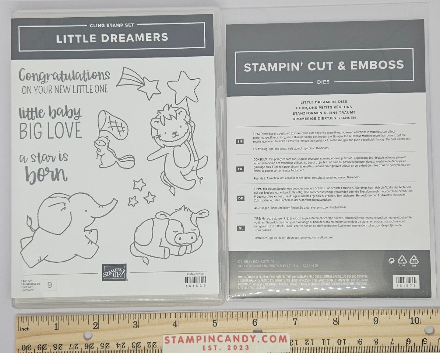 Stampin Up - Little Dreamers with Little Dreamers Dies