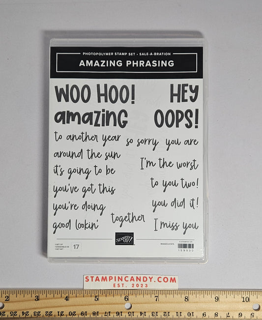 Stampin Up - Amazing Phrasing