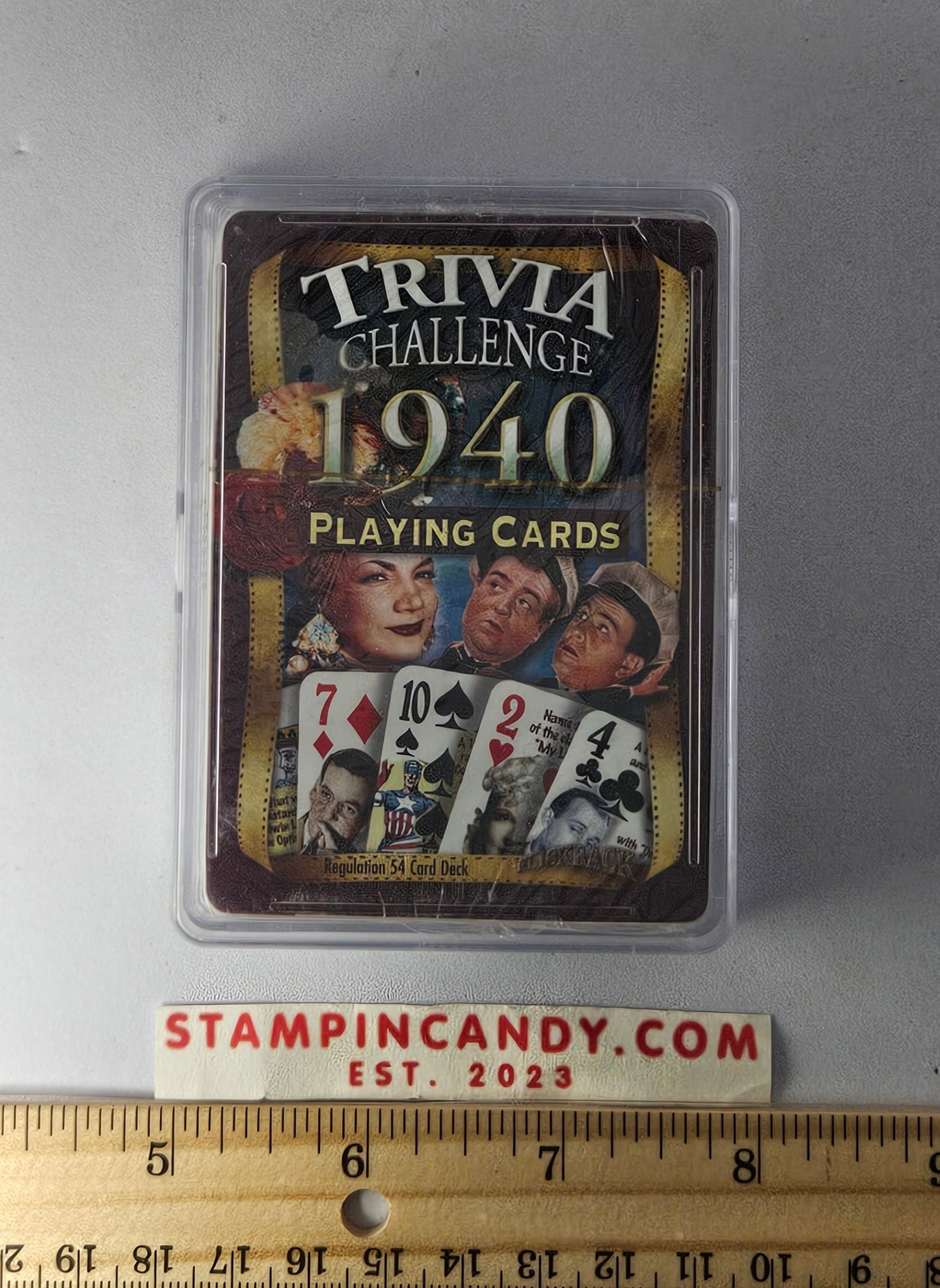 1940 - Flickback Trivia Challenge Playing Cards
