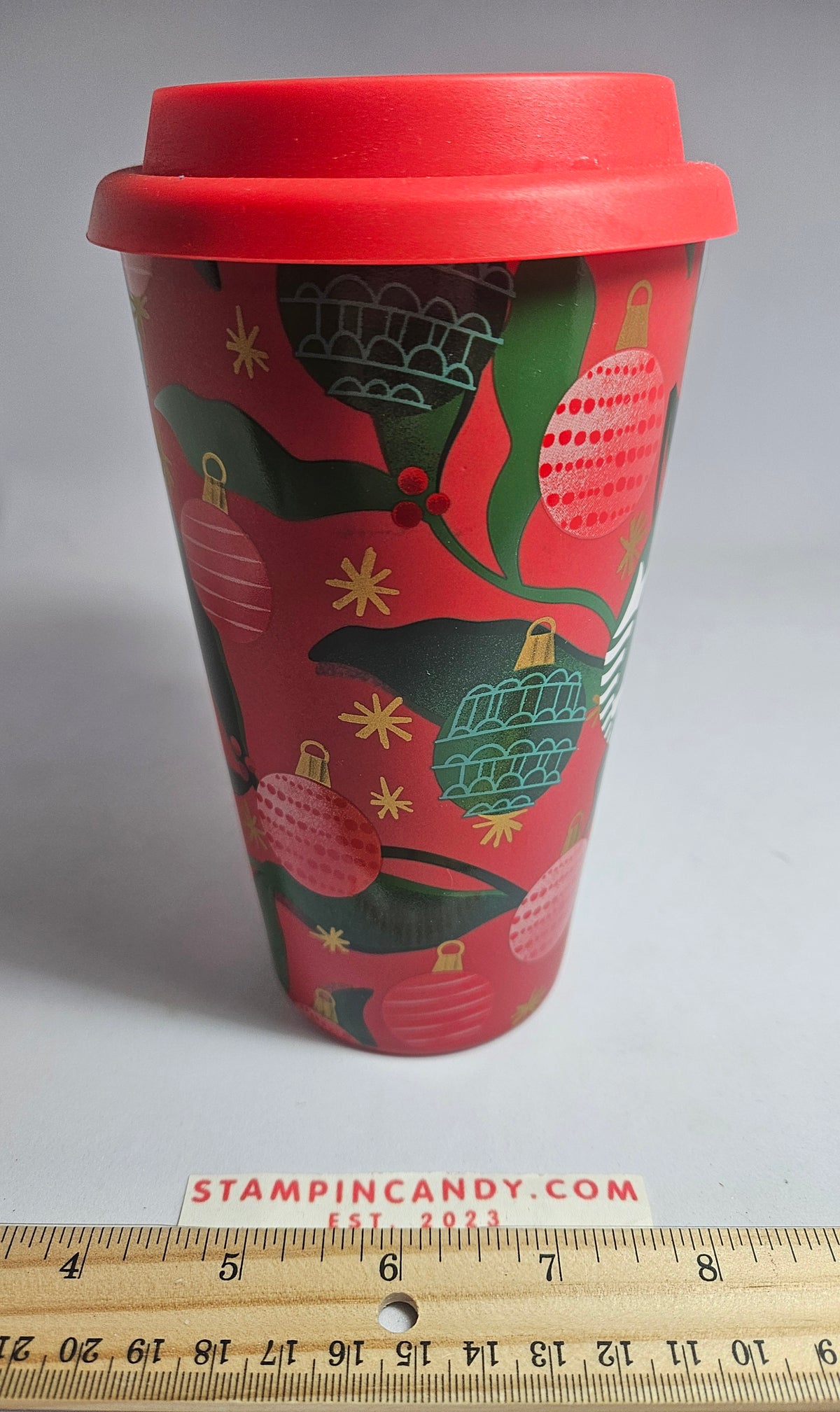 Starbucks 2019 - 12 oz Christmas/Holiday Double-Walled Ceramic Tumbler