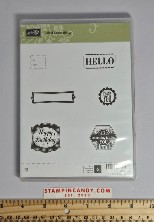 Stampin Up - Label Something