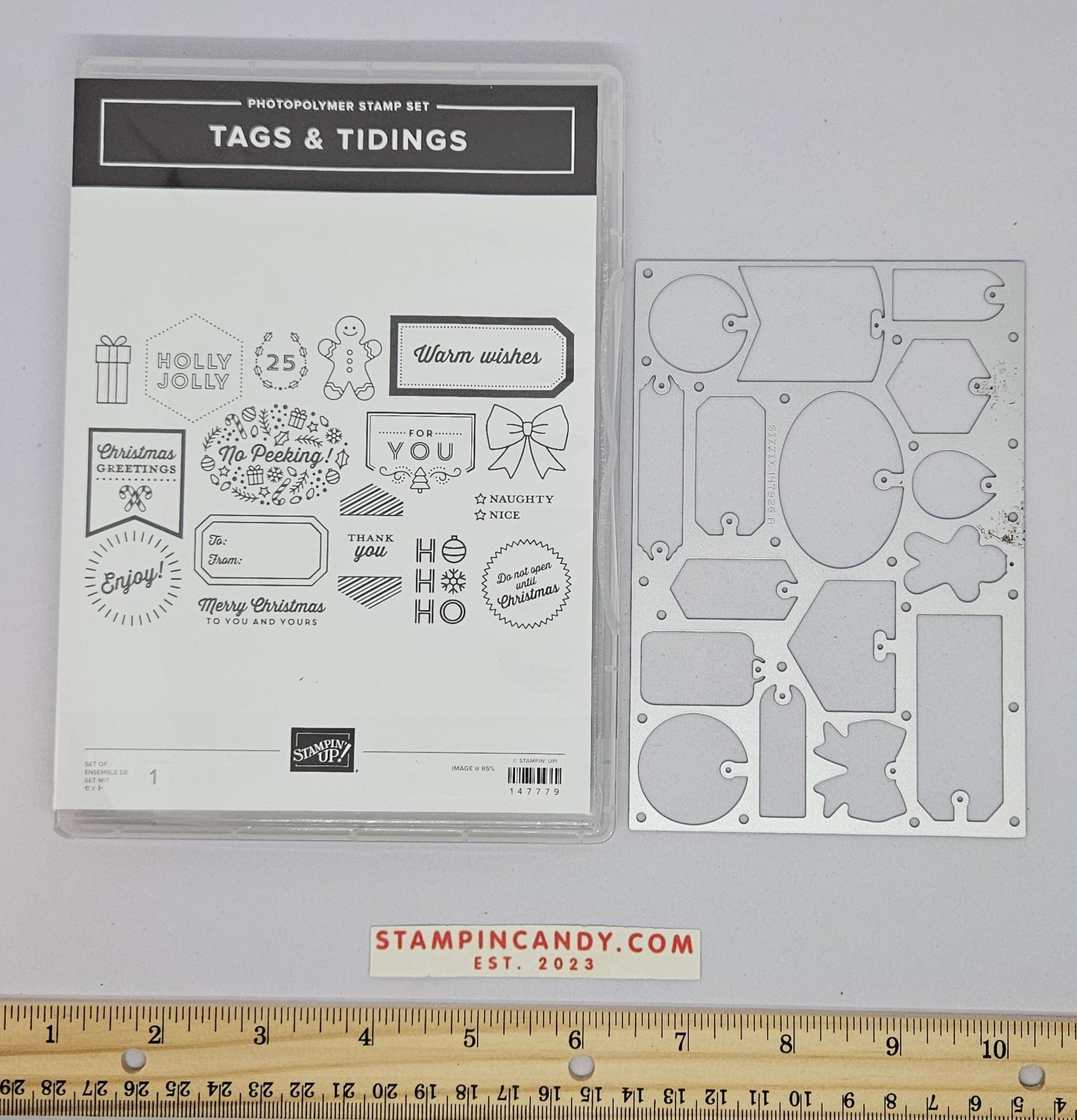 Stampin Up - Tags & Tidings w/ Christmas Tags Dies