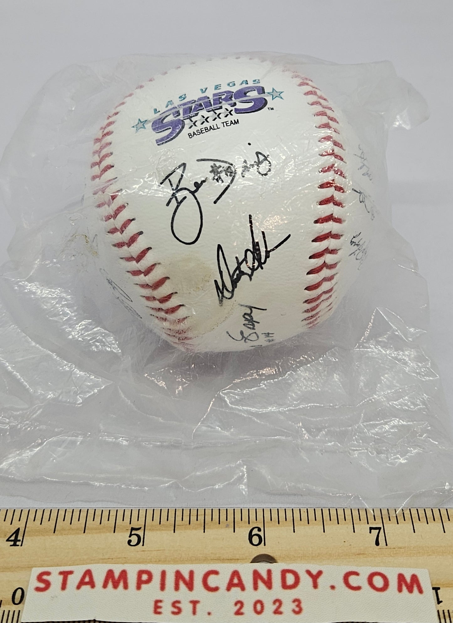 Las Vegas Stars Baseball - Signature Stamped Souvenir Ball