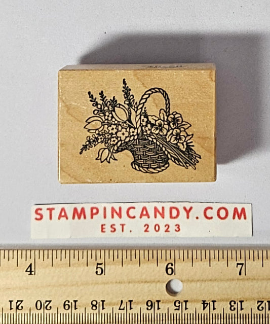 Basket of Flowers Stamp - PSX D-175