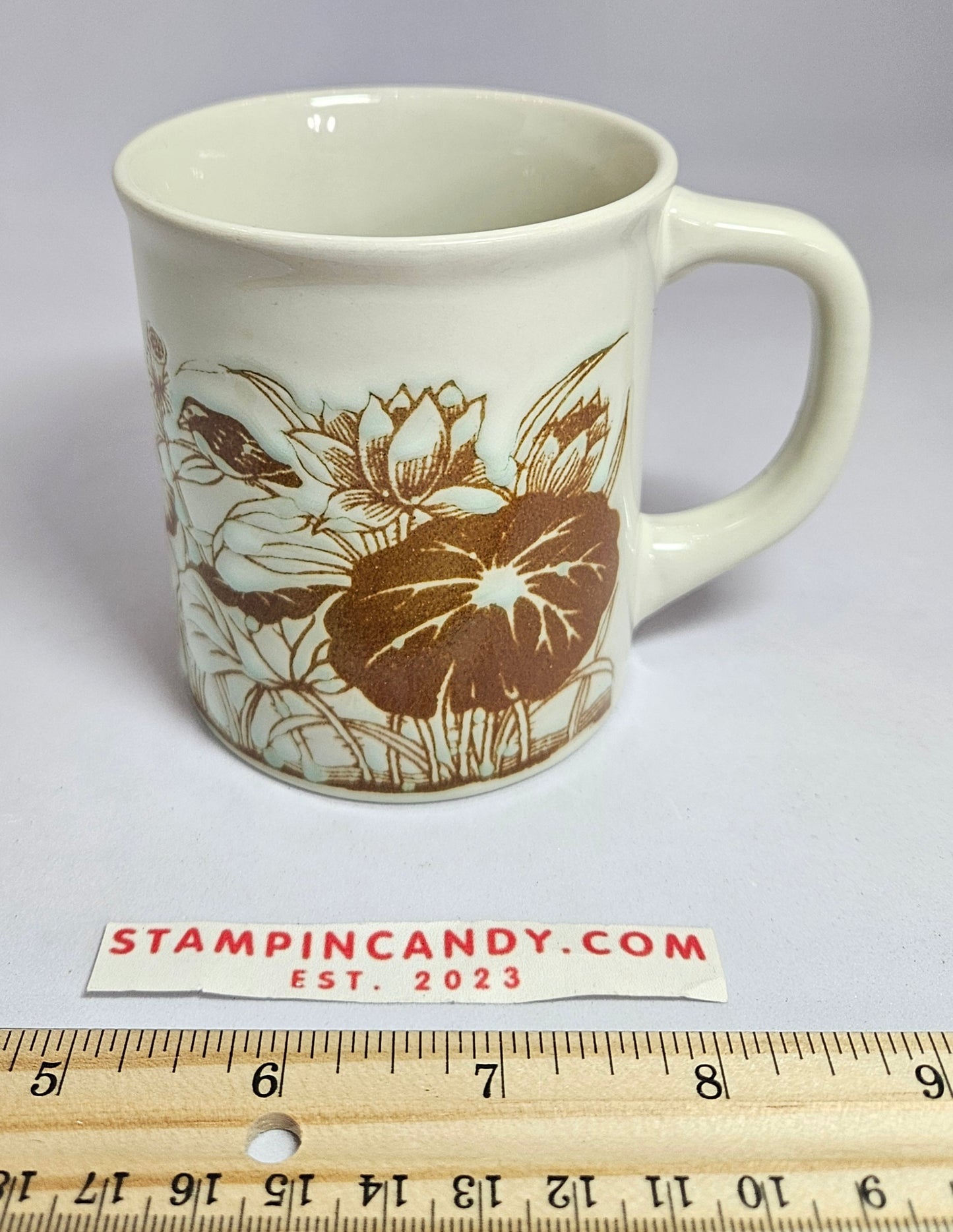 Japanese Lotus/Floral Mug