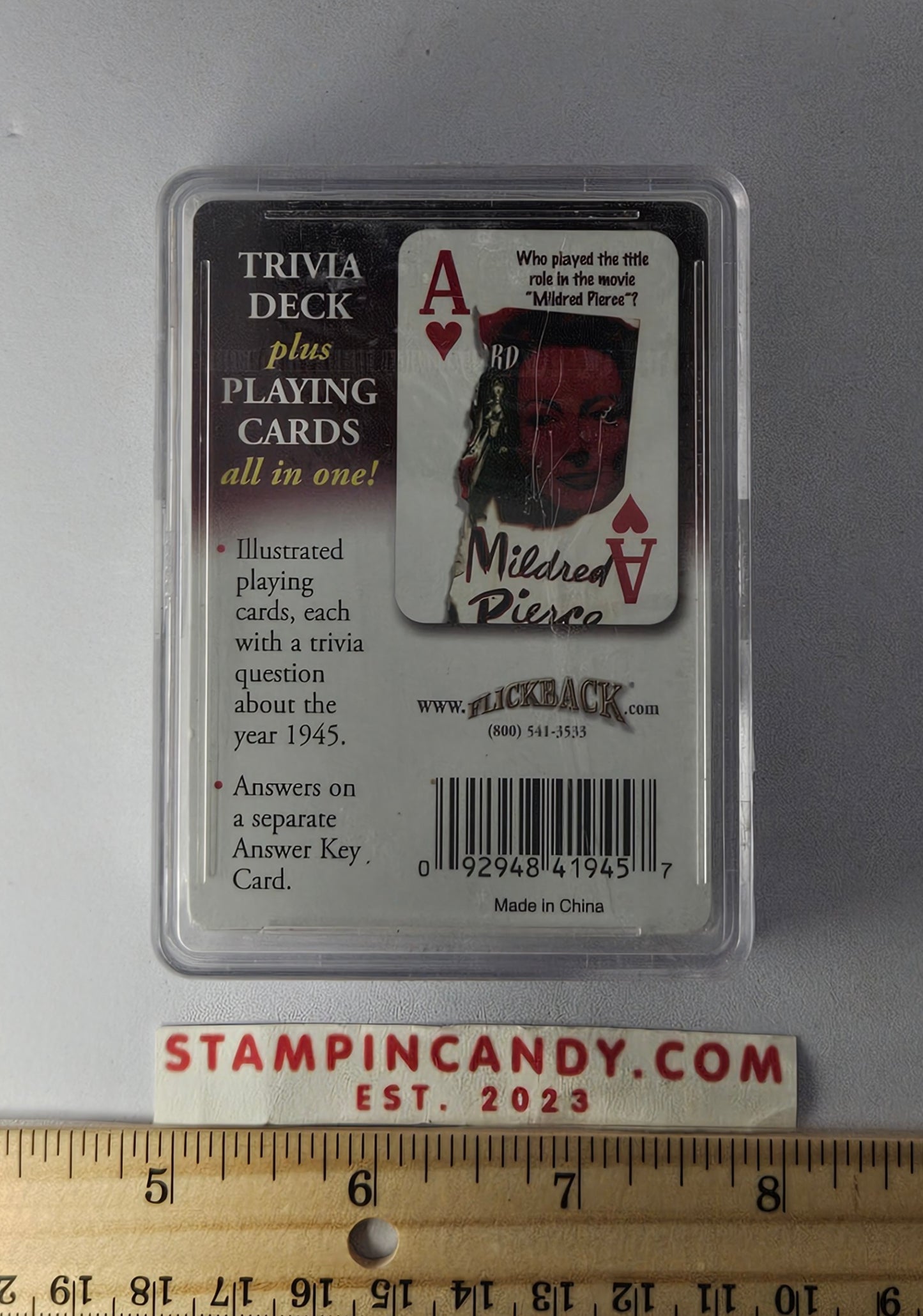 1945 - Flickback Trivia Challenge Playing Cards