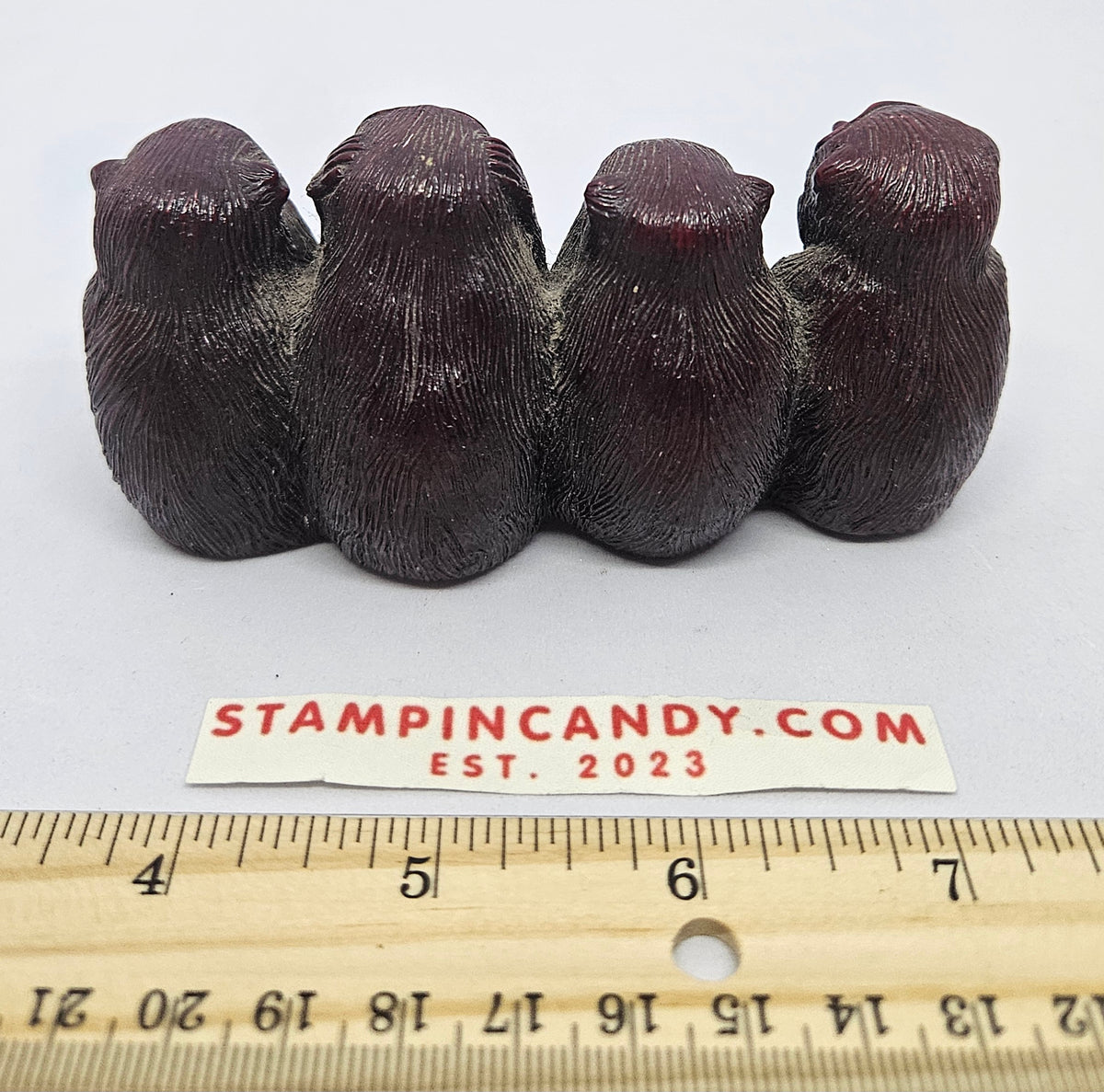 Do No Evil, See No Evil, Hear No Evil, Speak No Evil Resin Monkies