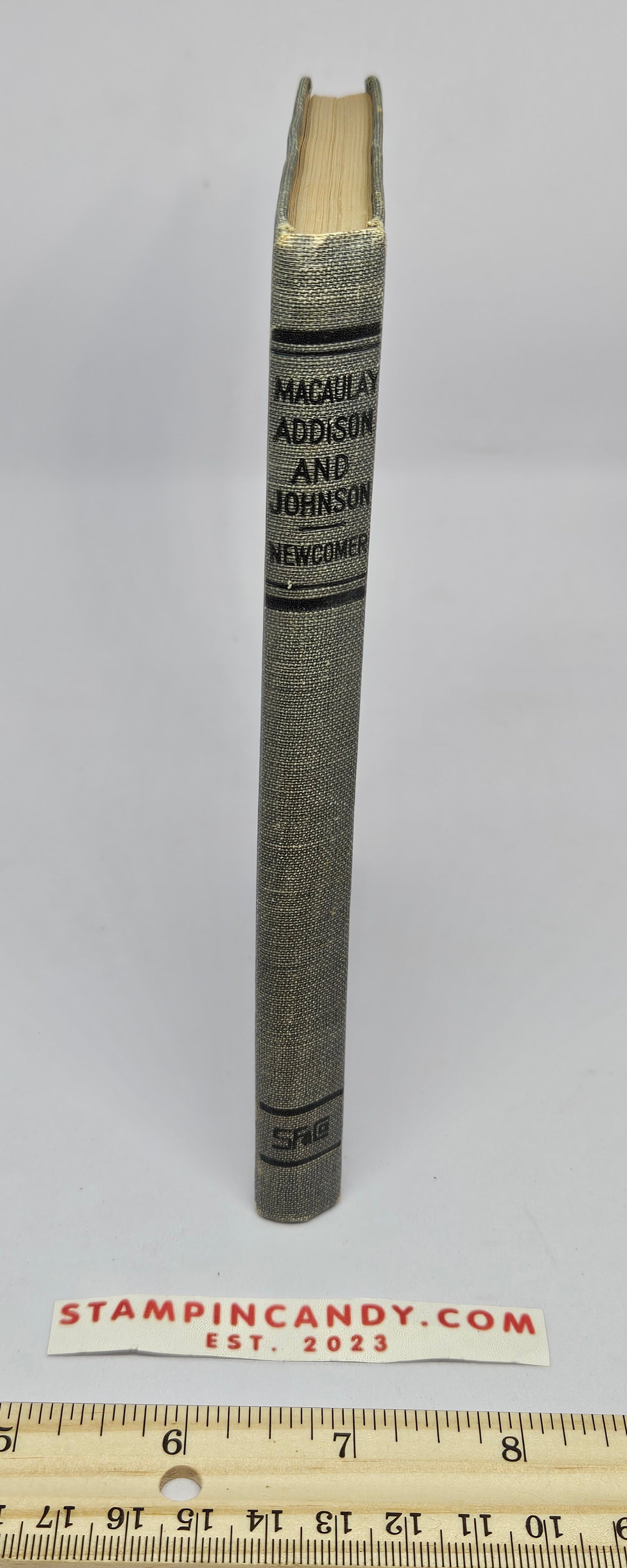 Lake English Classics - Macaulay - Addison and Johnson - 1903 Antique