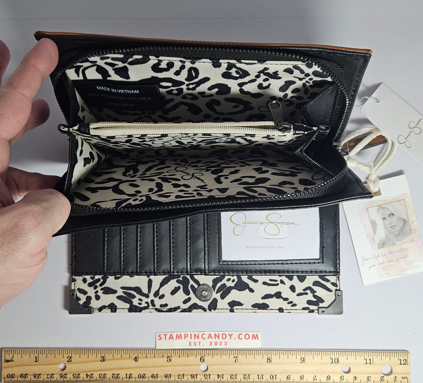 Jessica Simpson Brown Wallet - New With Tags