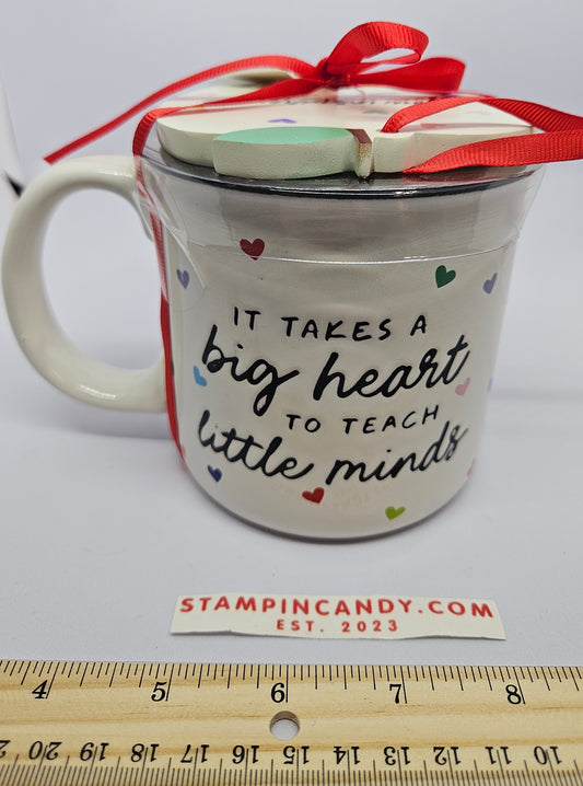 Sunday Morning Ceramics - Big Heart Mug