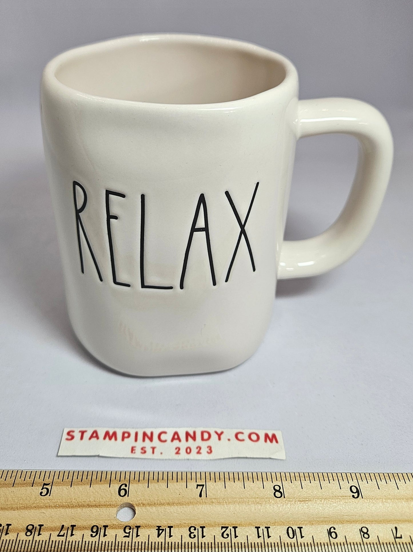 Rae Dunn - "Relax" Mug