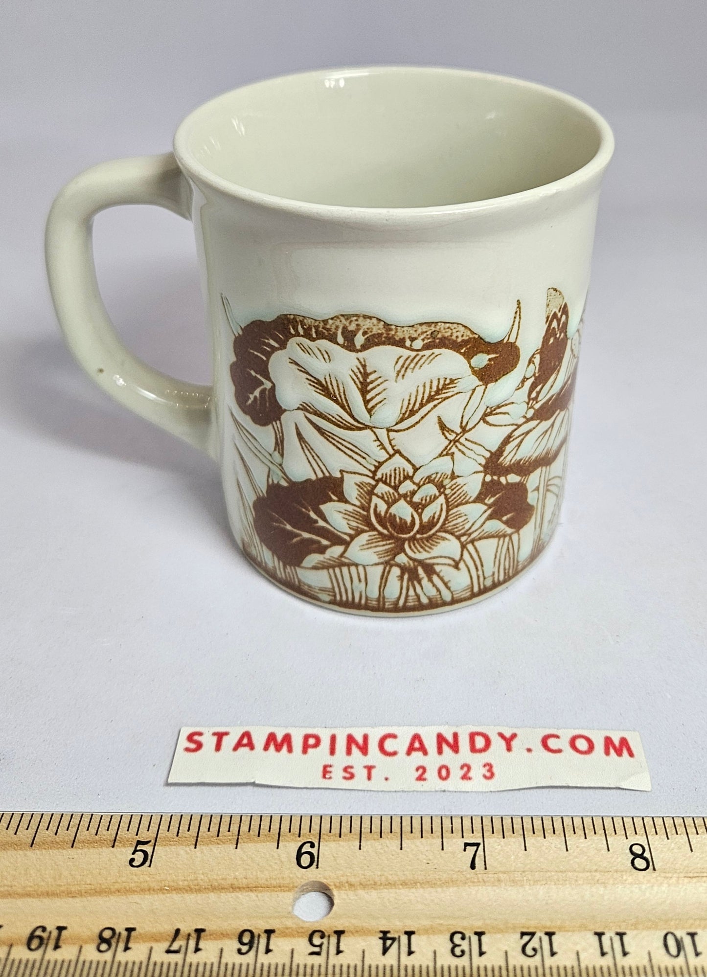 Japanese Lotus/Floral Mug