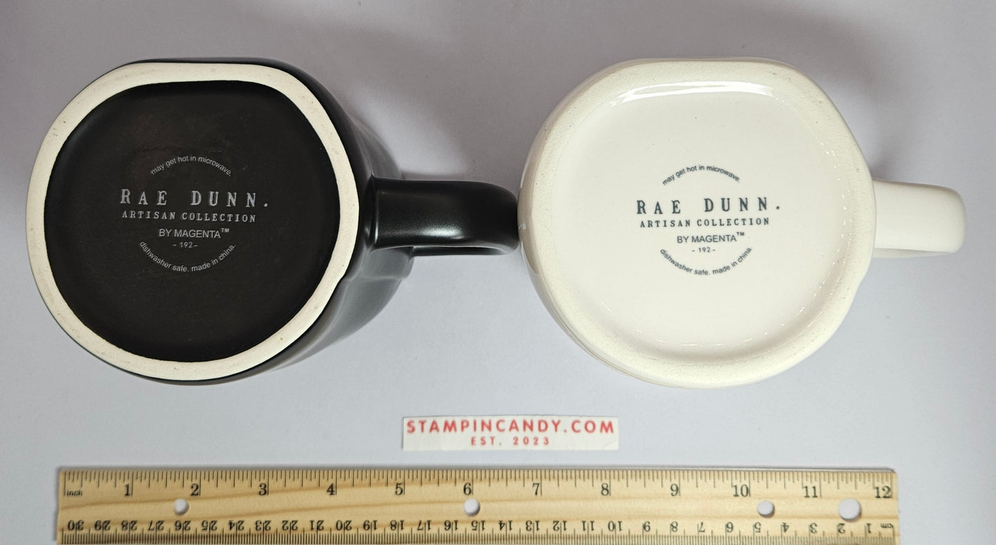 Rae Dunn - "Happy Wife" & "Happy Life" Mug Combo