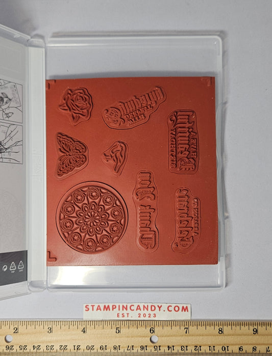 Stampin Up - Painted Glass