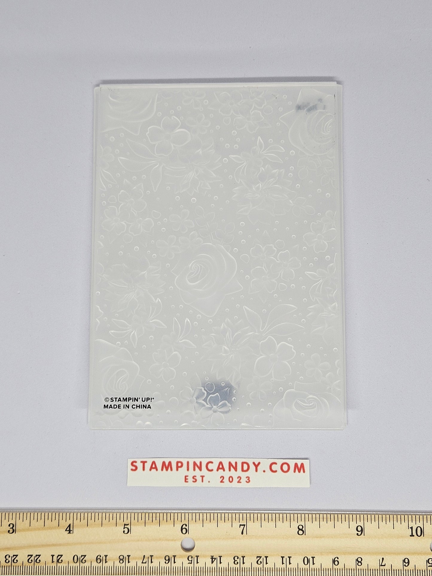 Stampin Up - Big Shot Sizzix - Country Floral Dynamic Embossing Folder