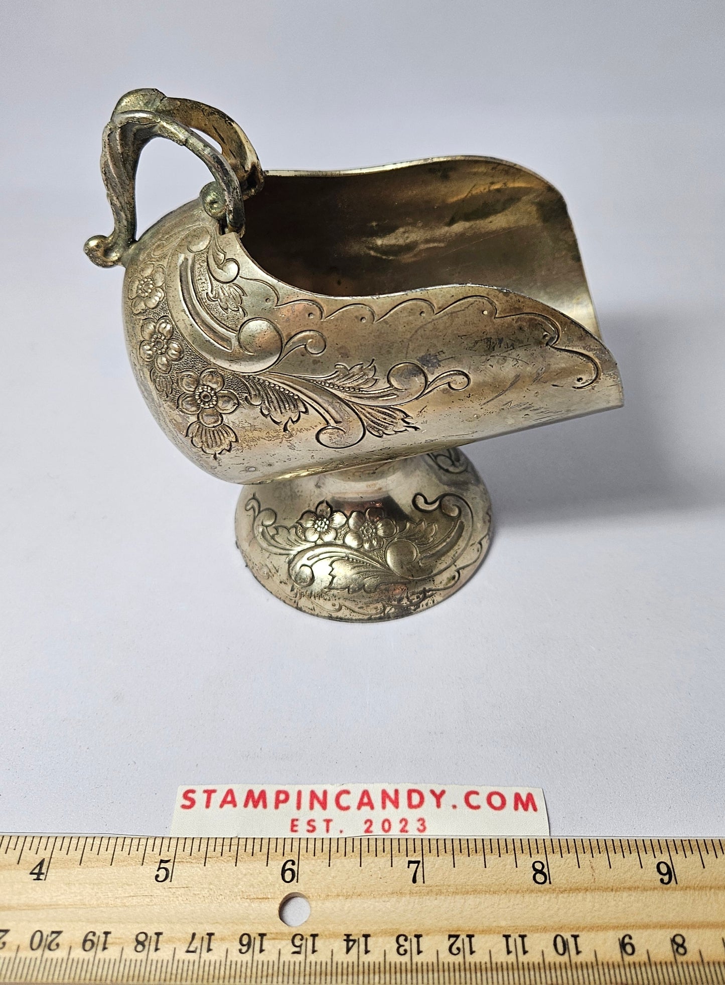 Silver-Plated Sugar Scuttle