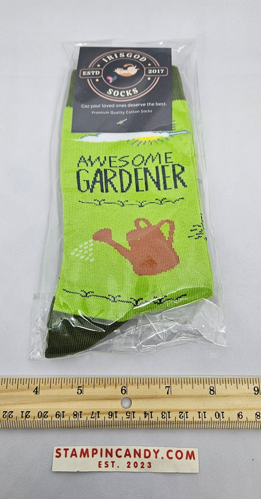 Awesome Gardener - Irisgod Socks Size 6-13