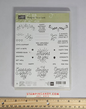 Stampin Up - Designer Tin of Cards
