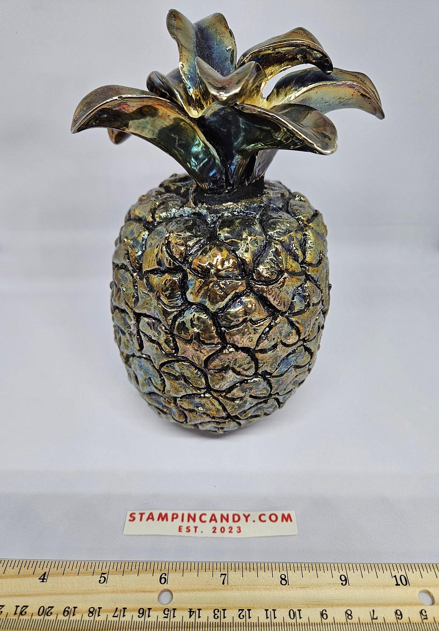 Two's Company - Silver Plated Pineapple (Real Fruit)