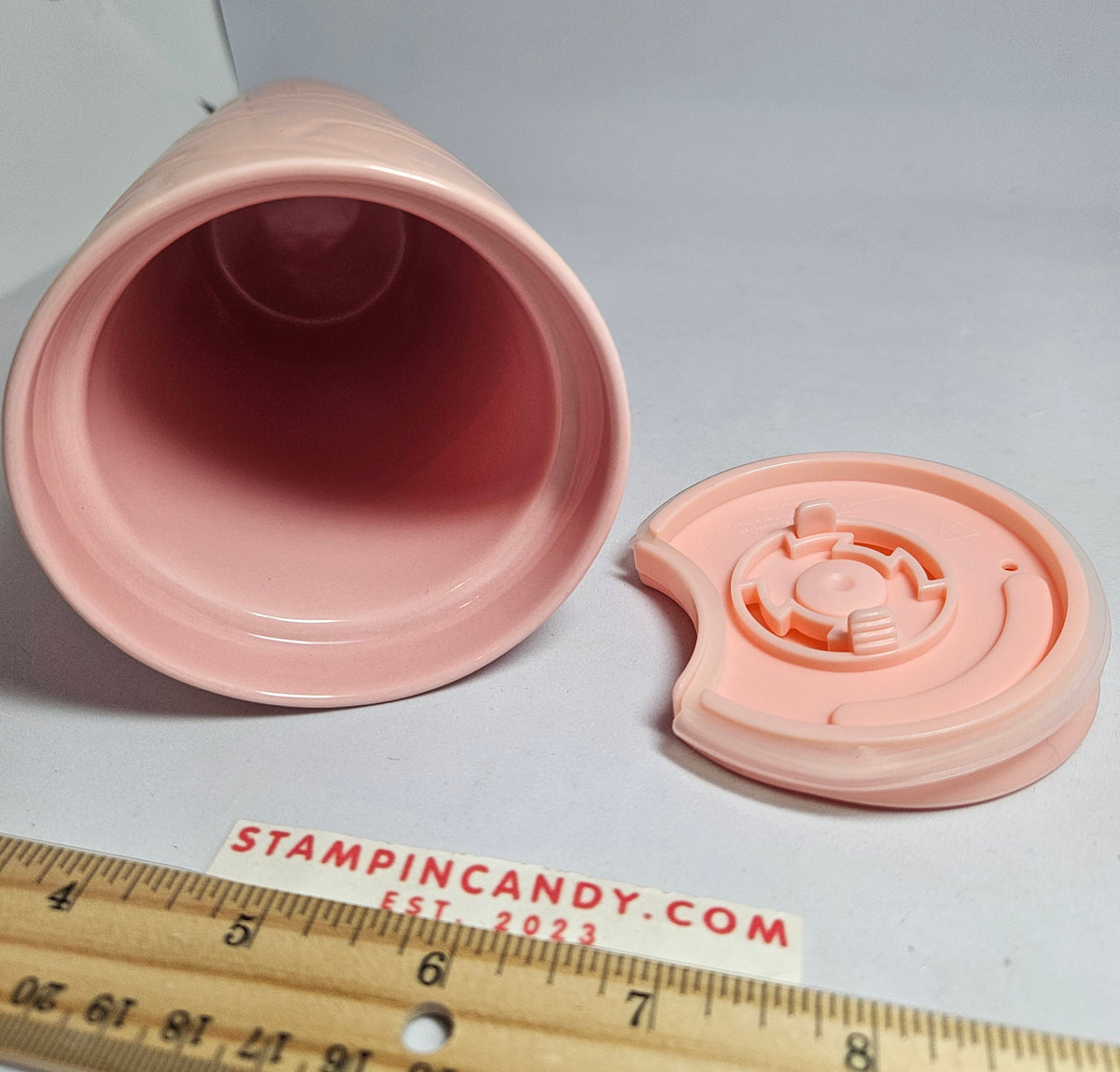 Starbucks 2019 - 12 oz Pink Matte Double-Walled Ceramic Tumbler