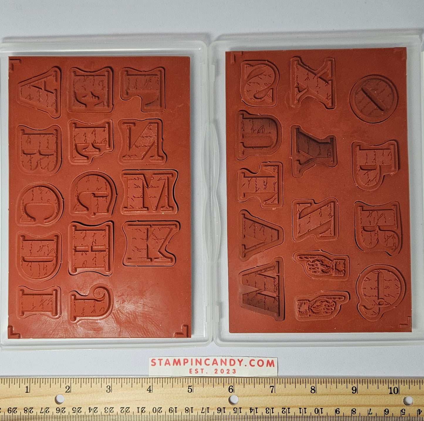 Stampin Up - Morning Post Alphabet (Sets 1 and 2 of 2)