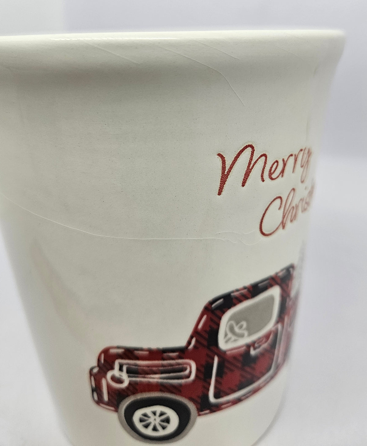Merry Christmas Truck Mug