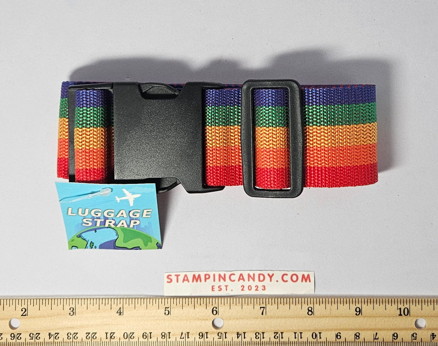 Rainbow Luggage Strap 39-72"