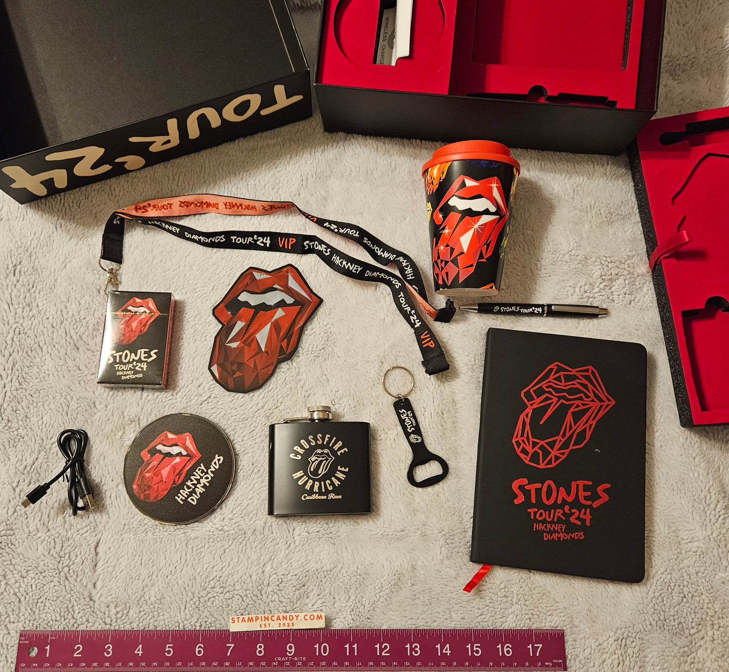The Rolling Stones 2024 - Hackney Diamonds Tour - VIP Merchandise Set