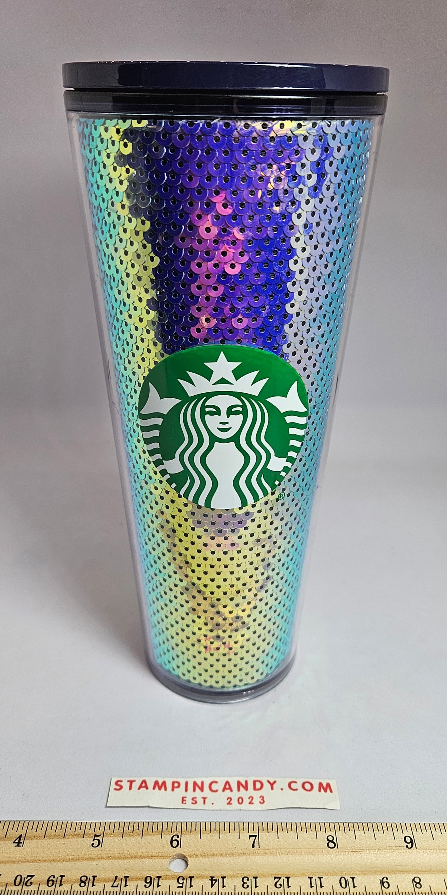 Starbucks - Iridescent Sequins Tumbler (No Straw)