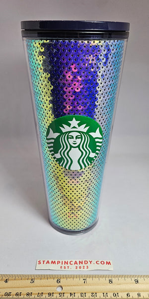 Starbucks - Iridescent Sequins Tumbler (No Straw)