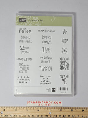 Stampin Up - Something to Say