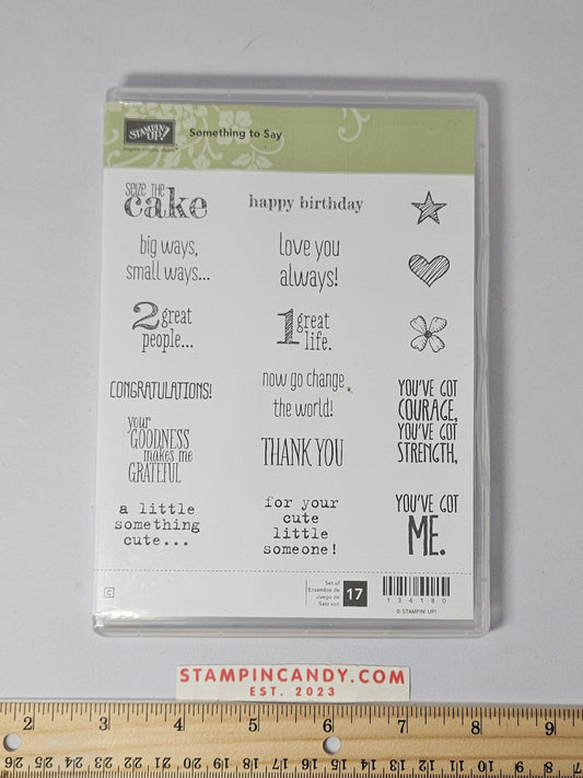 Stampin Up - Something to Say