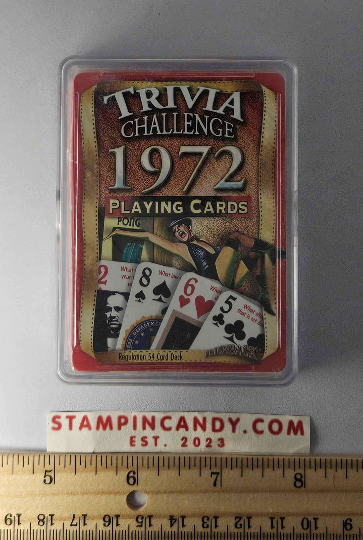 1972 - Flickback Trivia Challenge Playing Cards