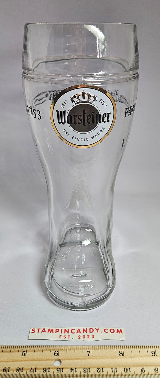 Worsteiner 1753 1L Glass Boot/Mug/Stein