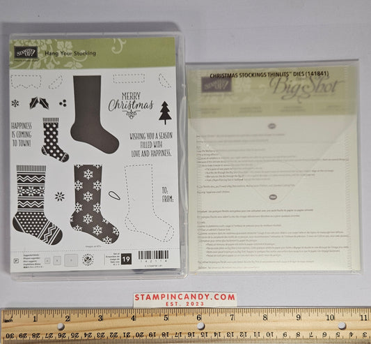 Stampin Up - Hang Your Stocking w/ Christmas Stockings Dies