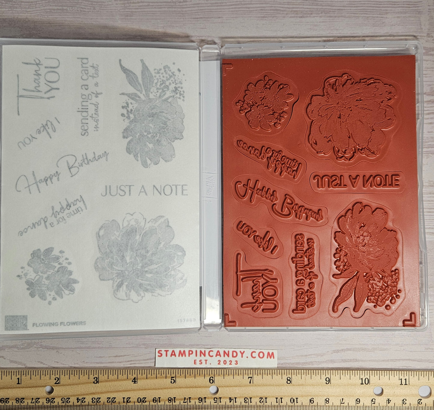 Stampin Up - Flowing Flowers
