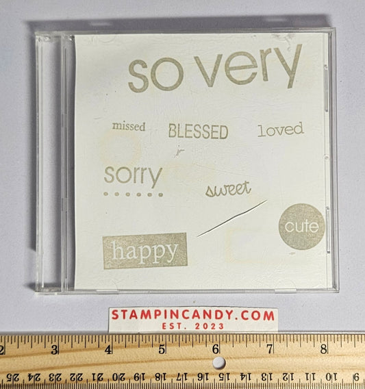 Stampin Up - So Very