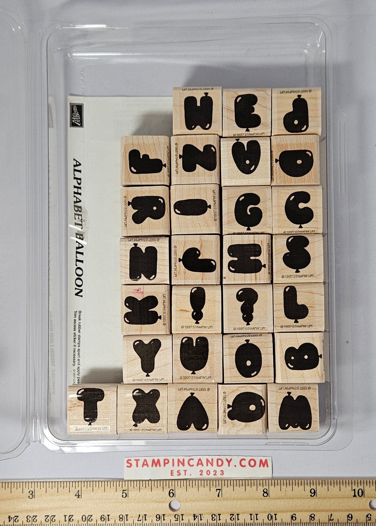 Stampin Up - Alphabet Balloon