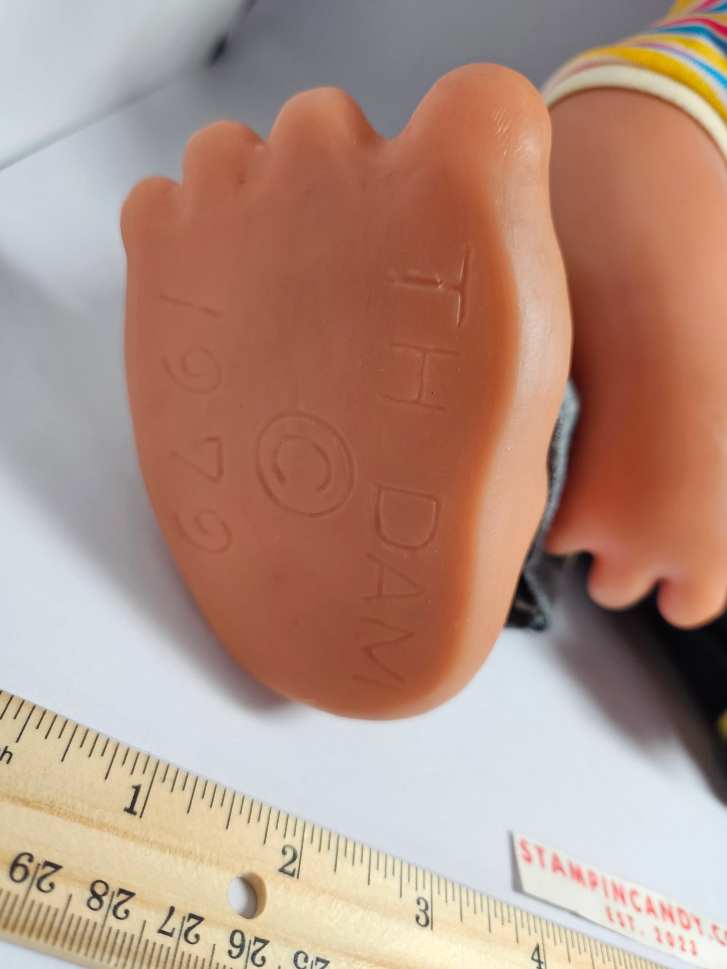 1979 Poseable 17 inch Giant Henry/Thomas Troll Doll - Rare 5 Finger Variant