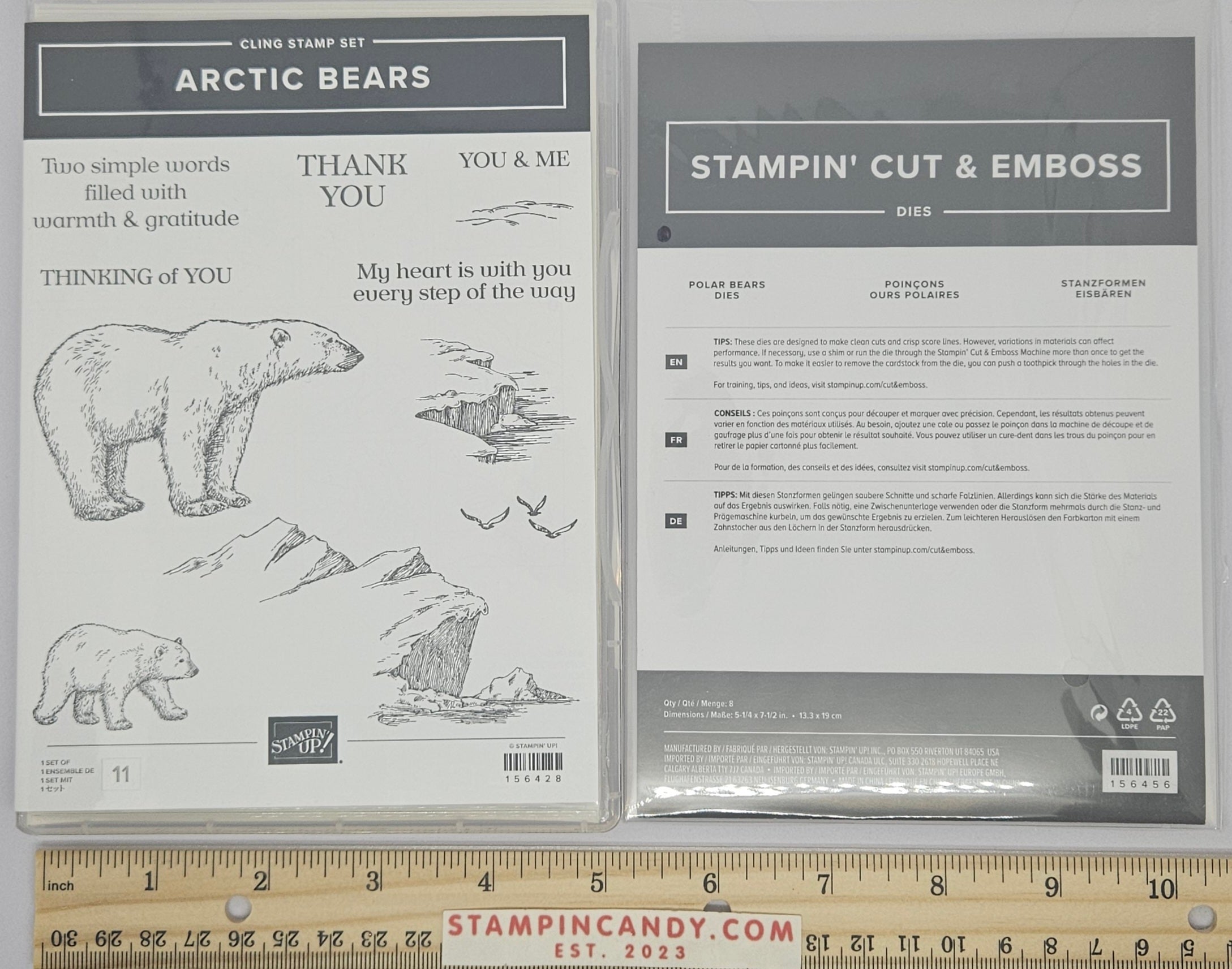 Stampin Up - Arctic Bears with Polar Bear Dies – StampinCandy.com