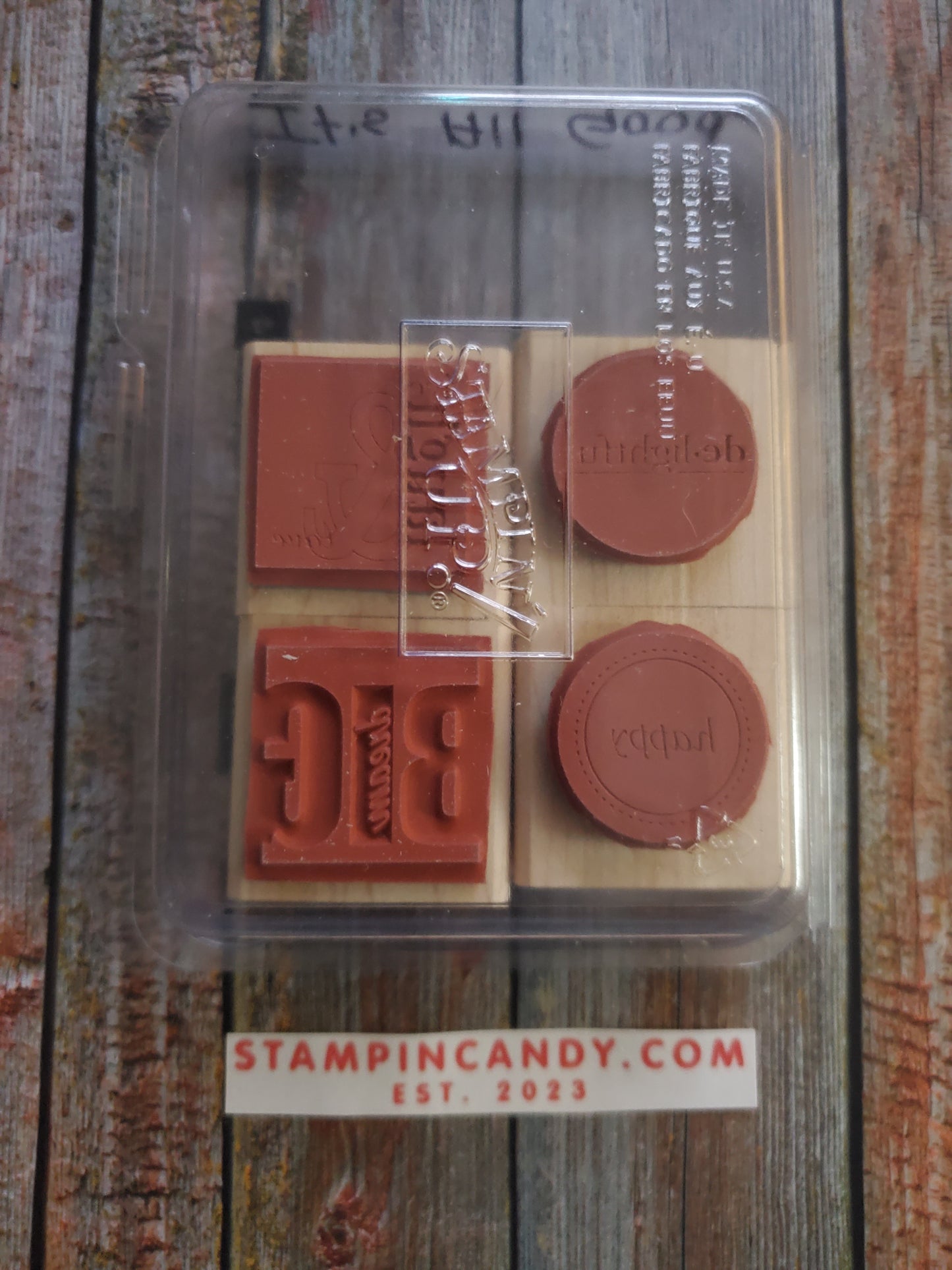 Stampin' UP! "It's All Good" Stamp Set (Wood Block)