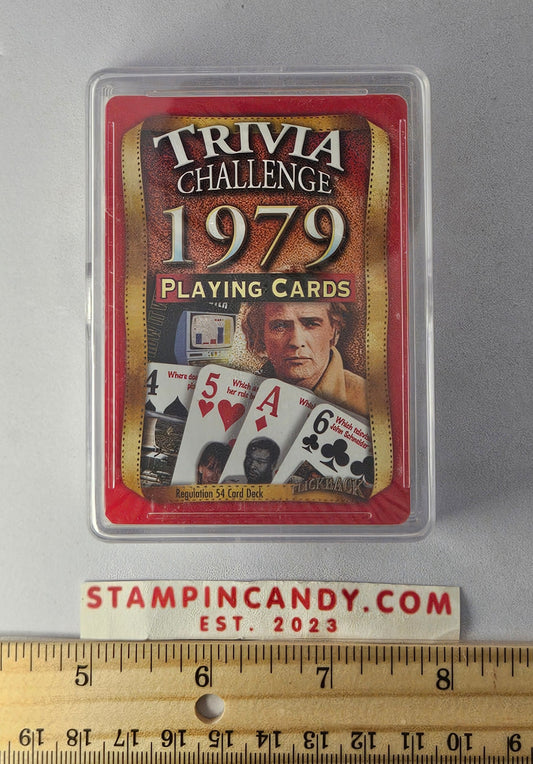 1979 - Flickback Trivia Challenge Playing Cards