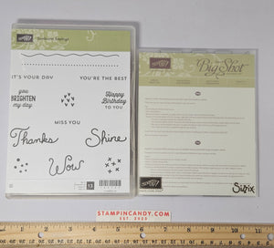 Stampin Up - Sunburst Sayings w/ Sunburst Dies