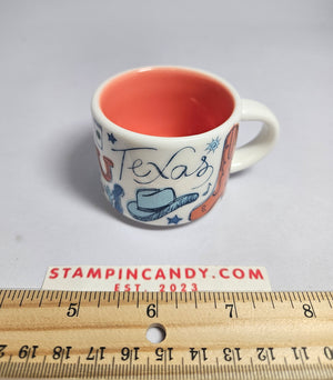 2019 Starbucks - Texas 2 oz "Been There Series" Mini Mug Souvenir