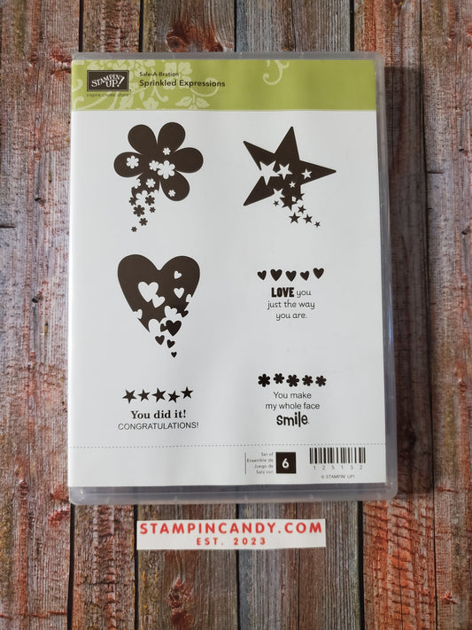 Stampin' UP! "Sprinkled Expressions" Stamp Set