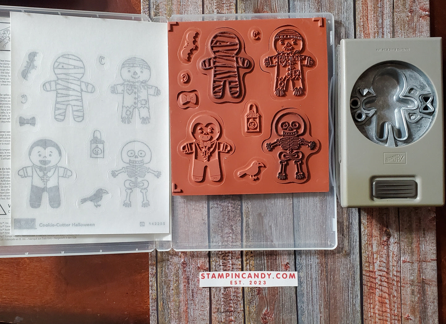 Stampin' UP! "Cookie-Cutter Halloween" Stamp Set with "Gingerbread" Punch