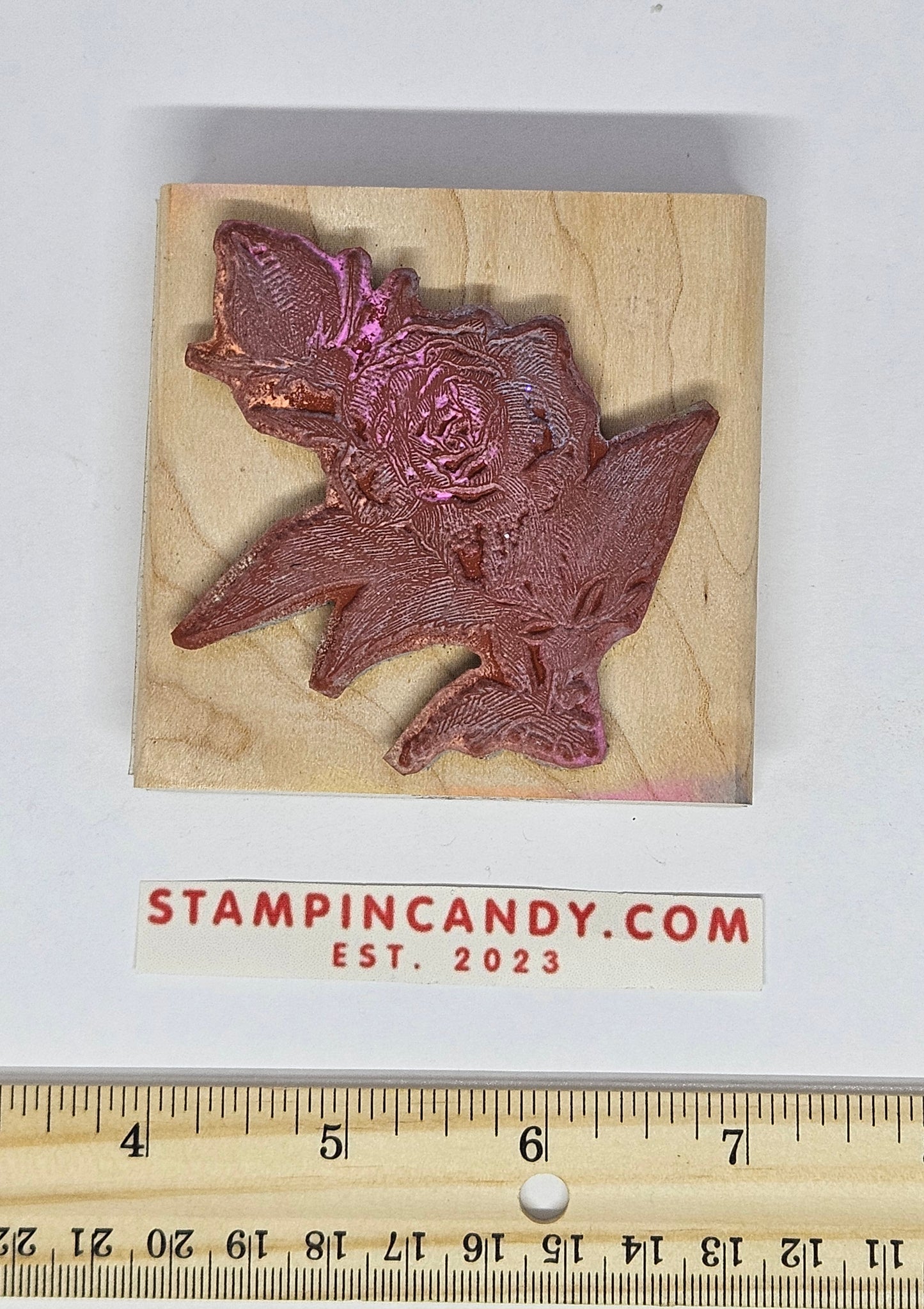 Impression Obsession E1332 - Rose Stamp