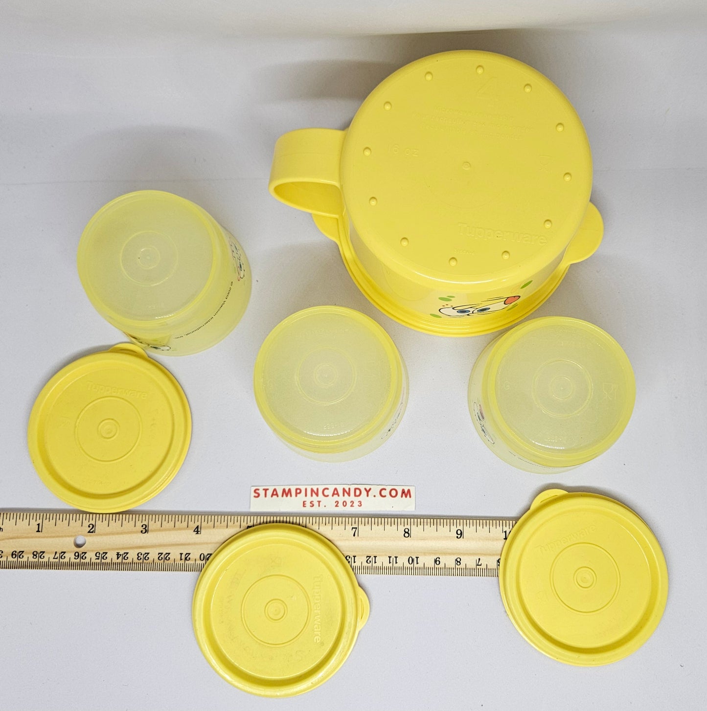 Tupperware - SpongeBob 16 oz Bowl with 3 Matching Snack Containers