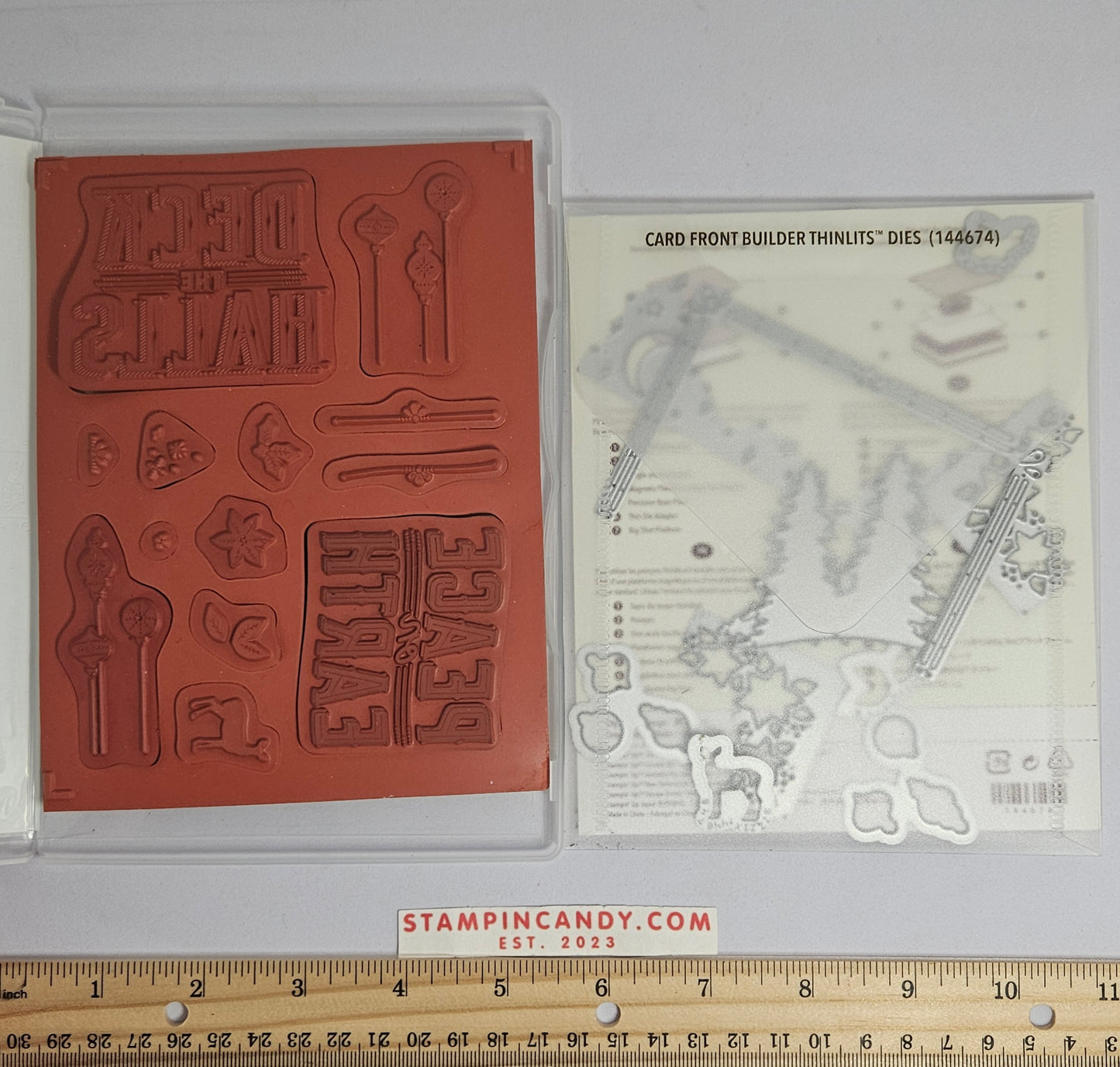 Stampin Up - Carols of Christmas with Card Front Builder Dies