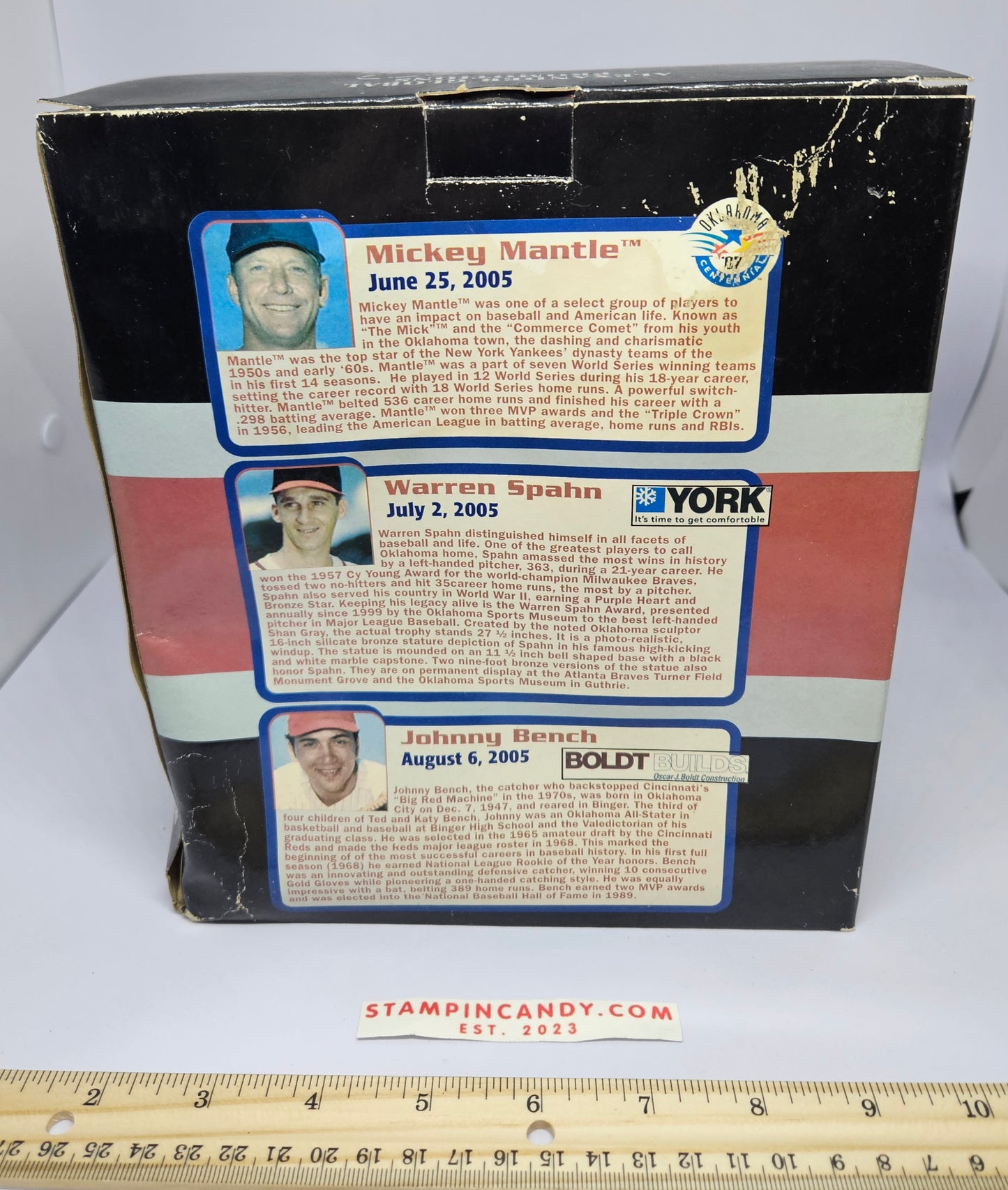 Oklahoma Redhawks - Mickey Mantle Figure